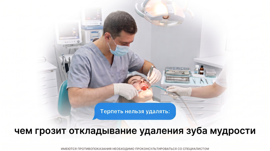 Терпеть нельзя удалять:  чем грозит откладывание удаления зуба мудрости