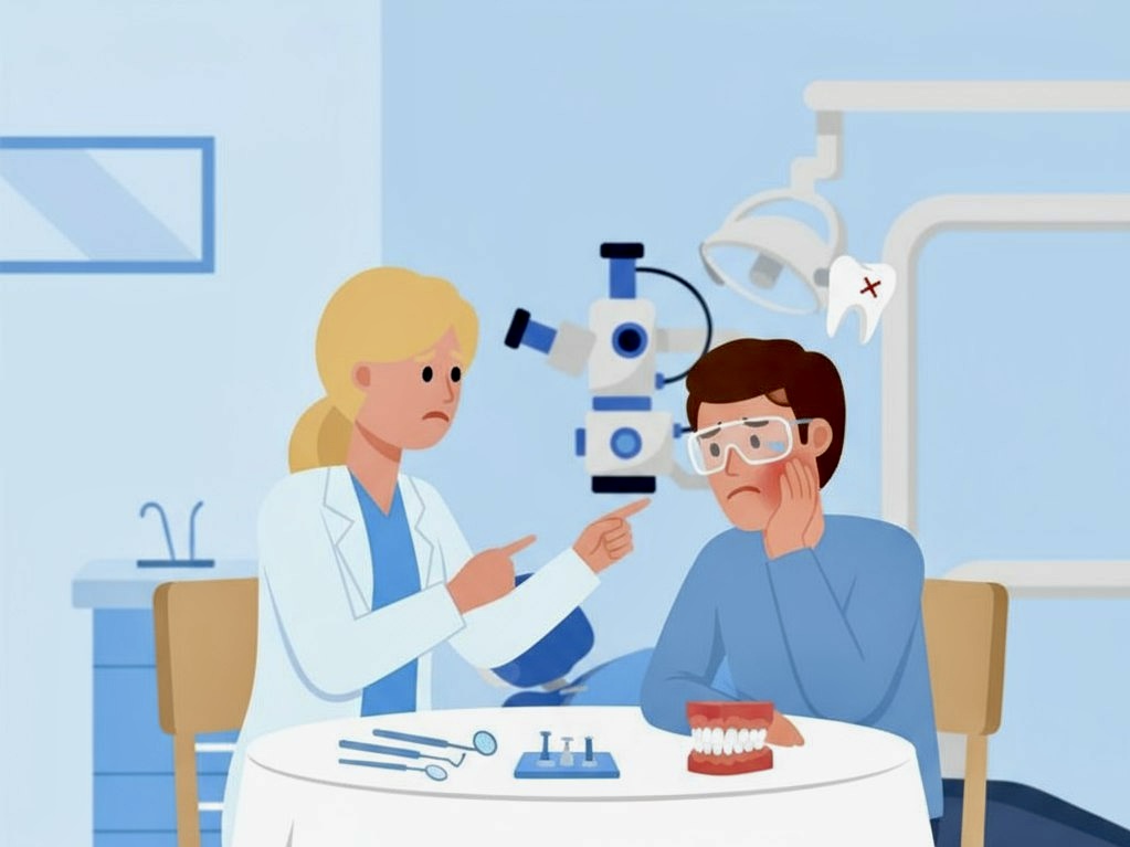 Лечение в стоматологии с использованием дентального микроскопа