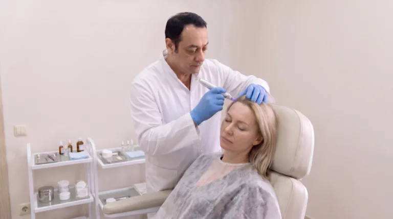 Фракционная мезотерапия HairX для стимулирования роста волос